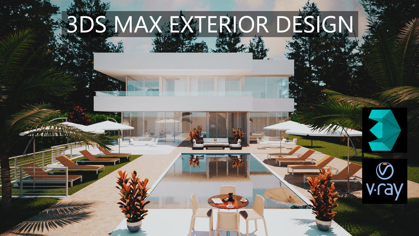 Realistic Villa Rendering Tutorial with Vray 5 for 3ds Max 2021