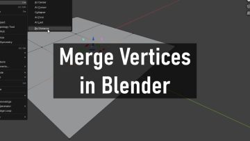 merge vertices in blender